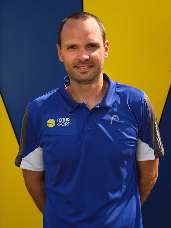 Portrait de De Fays Frederic, entraîneur de Tennis Spora